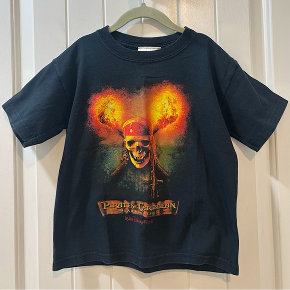 Disney Other - Vintage Disney Pirates Of The Caribbean Tee Kids Size XS